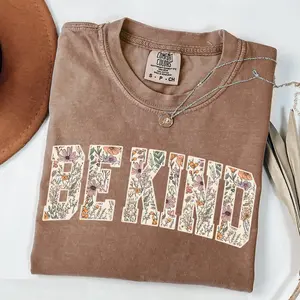 Comfort Colors Be Kind Shirt, Motivational Teacher Tee, Choose Kindness T-Shirt, Positive Affirmation Gift, Counselor Appreciation Shirt