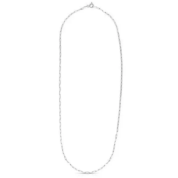 Royal Chain 18" Sterling Silver 1.8mm Diamond-Cut Paperclip Chain Necklace