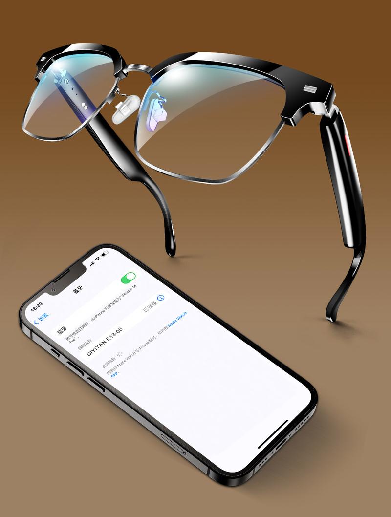 Smart Glasses Wireless Bluetooth, anti-blue light, UV protection, voice-activated smart music glasses with built-in microphone and speaker, suitable for meetings, travelling or studying Magnetic Wearable Chargeable