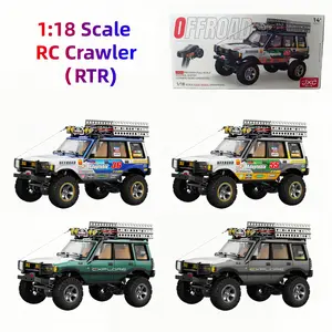 JXC 1/18 Scale RC Crawler ,2.4GHz High Torque 4WD RC Crawling Car-Car with Excellent Suspension and Shock Absorption,Realistic Mechanical Shifting, Dual-Speed Transmission, Multi-Function Lighting, Dual Li-ion Batteries, Perfect Birthday & Kids Gift!