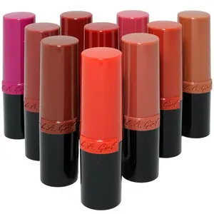 Lápiz Labial Pretty & Plump Surtido L.A. Girl - Venta al por Mayor 10 Unidades (GPD388ASS)