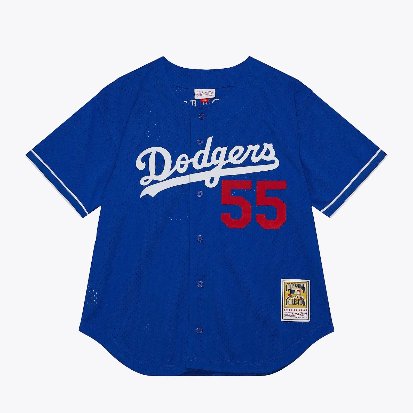 Mitchell & Ness Los Angeles Dodgers Orel Hershiser Royal 2000 Authentic Baseball Jersey, Regular Cut Batting Practice Jersey Mitchell & Ness Los Angeles Dodgers Orel Hershiser Royal 2000 Authentic Baseball Jersey, Regular Cut Batting Practice Jersey