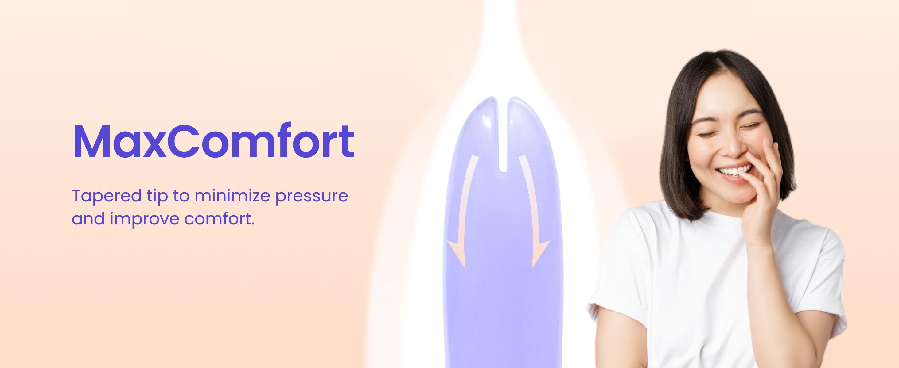 VWELL MaxComfort Tapered Vaginal Rectal Suppository Applicator Fits Most Prescription Capsule, Tablet, Pill, Gel, Cream