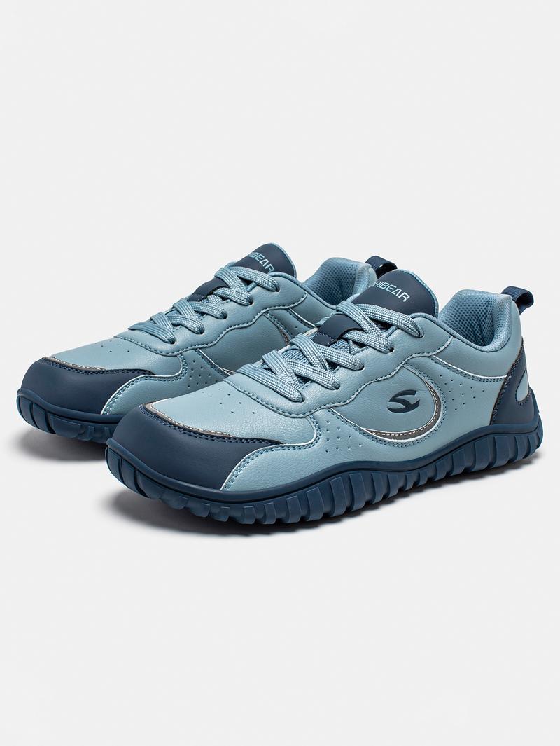 HOBIBEAR Wide Toe Spring/Autumn Men's Leather Casual Shoes Comfort Fit Walking Sneakers