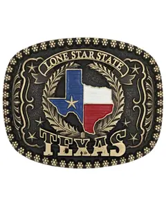 Montana Silversmiths Unisex Lone Star Heritage Attitude Buckle - A955
