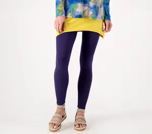 LOGO Layers by Lori Goldstein Tall Knit Pull-On Ankle Leggings