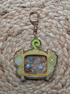 Fantasy Life i Weird Pad Acrylic Shaker Keychain | 3" x 3"