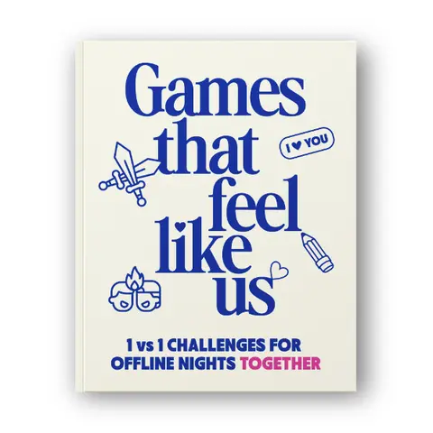 Games That Feel Like Us: 1v1 Offline Tabletop Games Book for Couples, Fun Date Night Challenges, Relationship Activity Book, Couple Gifts