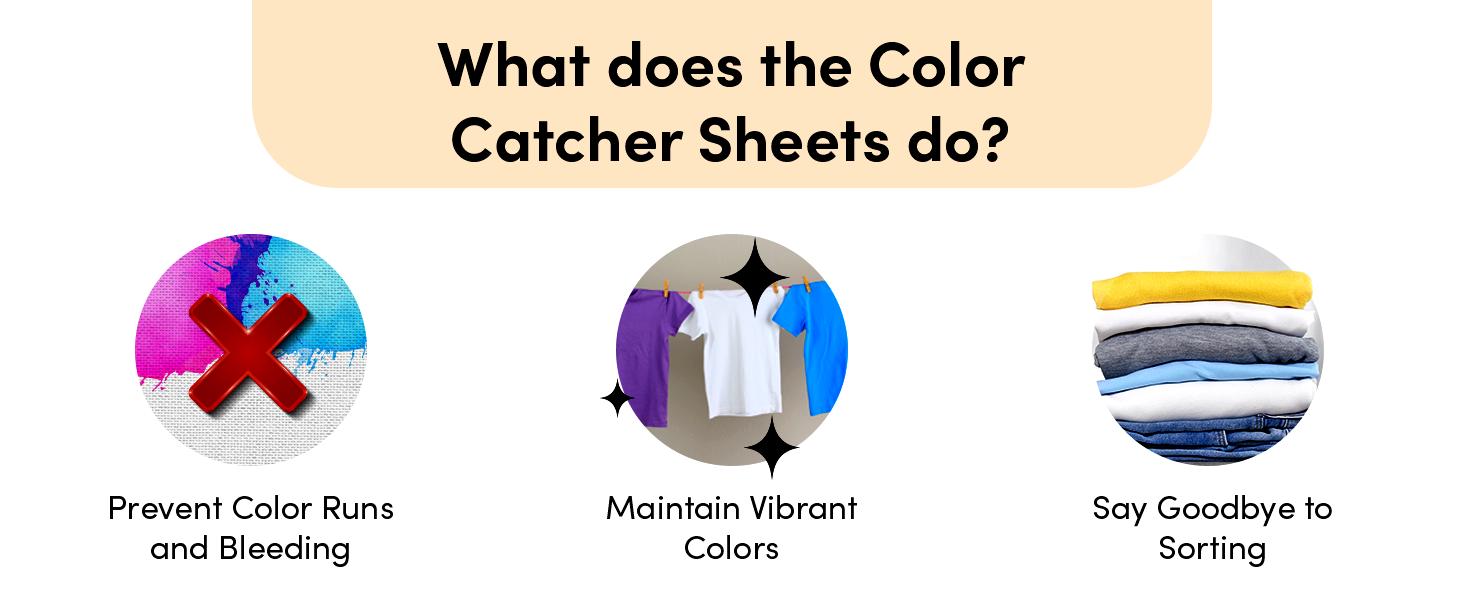 Zero Trace Eco-Friendly Color Catcher Laundry Sheets - 40 Count - Prevents Dye Transfer & Keeps Clothes Original Color - Fragrance-Free Plant-Based - Ideal for Mixed Washes Household