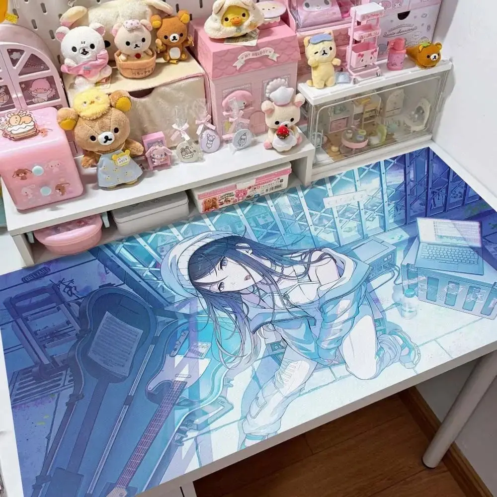 Project Sekai Anime Girl PU Leather Desk Mat | Cartoon Creative
