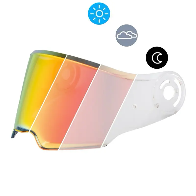 Daytona C6 Shield Outer Helmet Visor with Sun & Moon Modes for Optimal Visibility