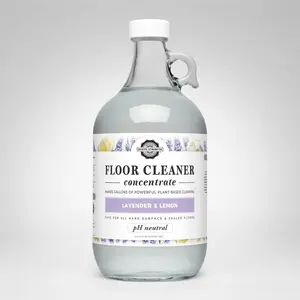 Floor Cleaner Concentrate | Lavender & Lemon 64 oz Glass