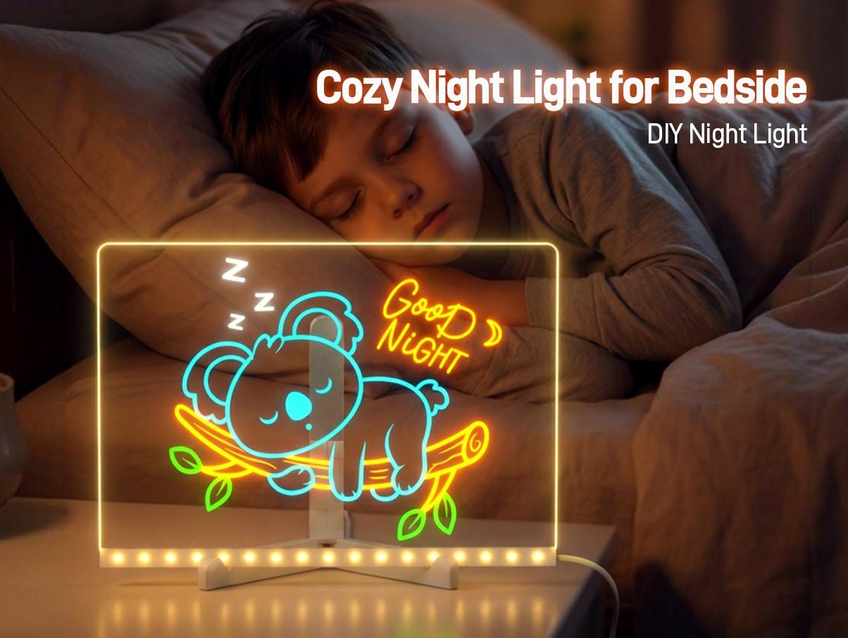 Conatu Acrylic LED Drawing Board for Kids, Acrylic Dry Erase Light-Up Drawing Board with Stand, Markers & Wipes, Erasable Reusable Board for Kids Learning, Ideal Gift for Birthday Conatu Acrylic LED Drawing Board for Kids, Acrylic Dry Erase Light-Up Drawing Board with Stand, Markers & Wipes, Erasable Reusable Board for Kids Learning, Ideal Gift for Birthday