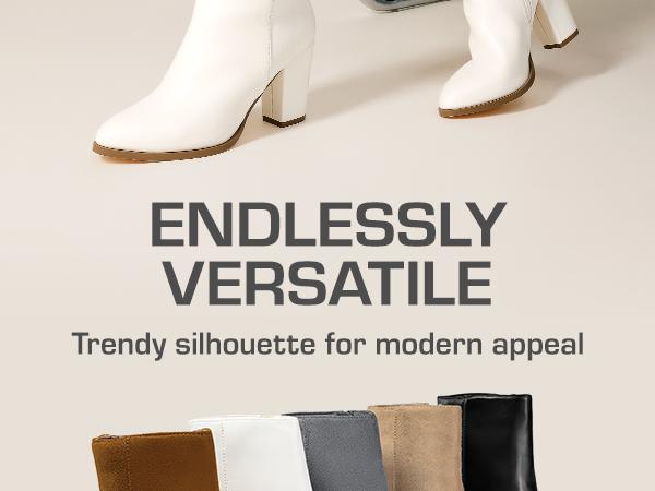 Dream Pairs Women's High-heel Ankle Boots