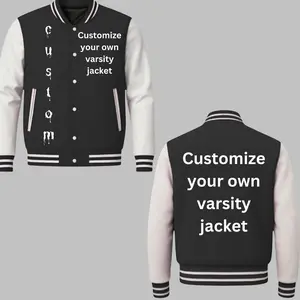 Customized Varsity Jacket - Personalize Your Style for Versatile & Stylish Wear - Perfect for Layering and Enhancing Your Wardrobe