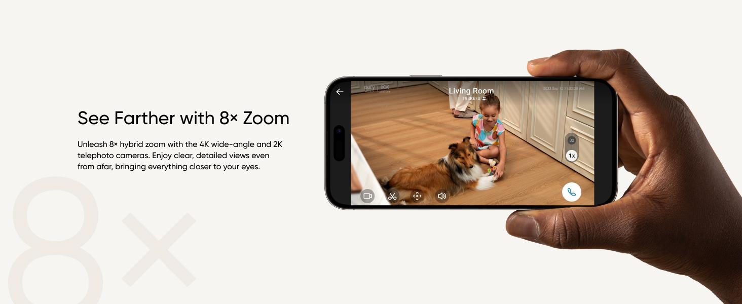 eufy Security Indoor Cam S350, Dual Cameras, 4K UHD Resolution Security Camera with 8× Zoom and 360° PTZ, Human/Pet AI, Ideal for Baby Monitor/Pet Camera/Home Security, Dual-Band Wi-Fi 6, Plug in｜Spingtok