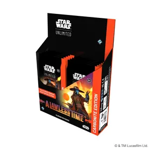 Star Wars: Unlimited - A Lawless Time Carbonite Booster Display