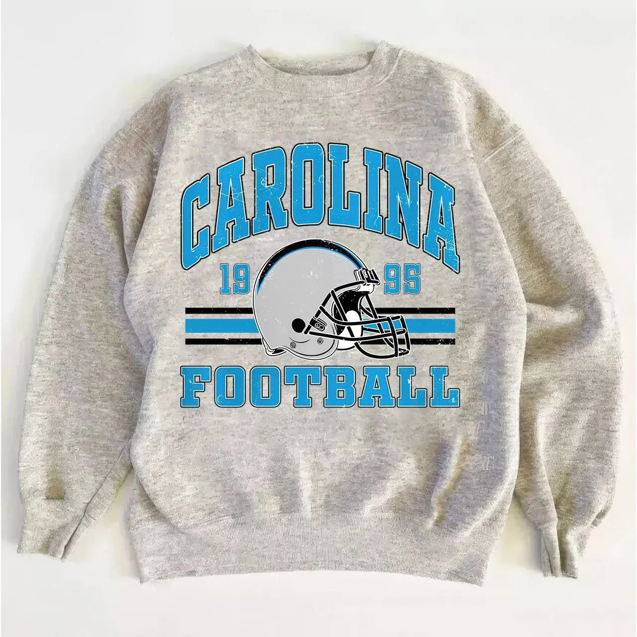 Panthers Retro Football Sweatshirt, Vintage Game Day Crewneck for Fans