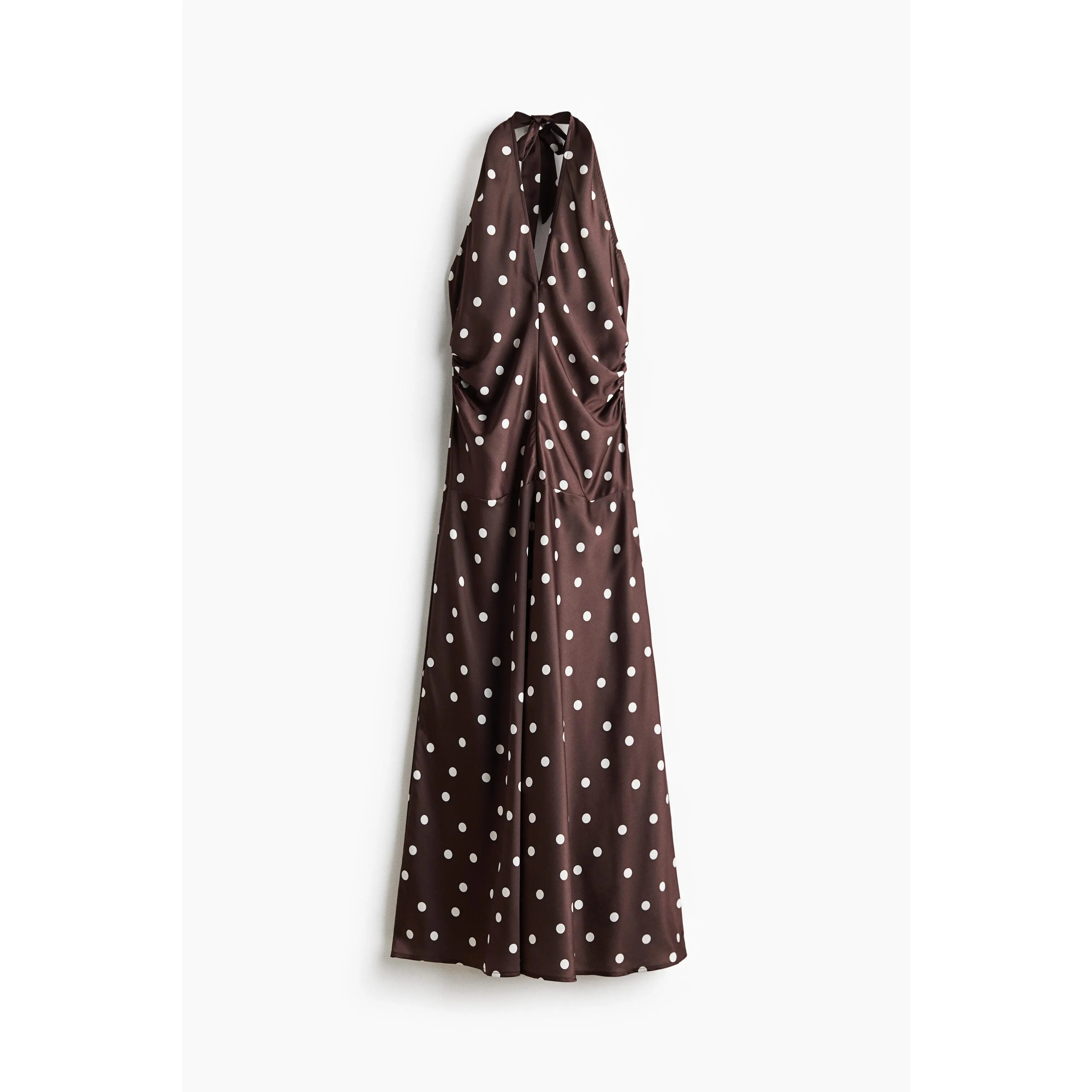 H&M Draped halterneck dress