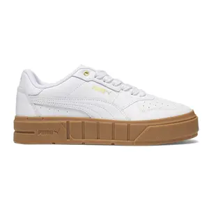 PUMA Womens Cali Court Lace Up Sneakers Shoes Casual - White