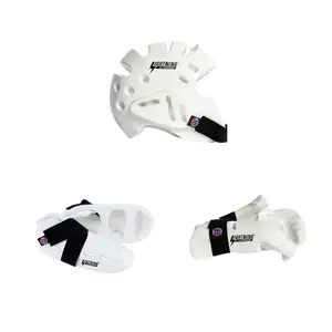 ProForce Lighting 5 Piece Sparring Gear Combo Set WHITE