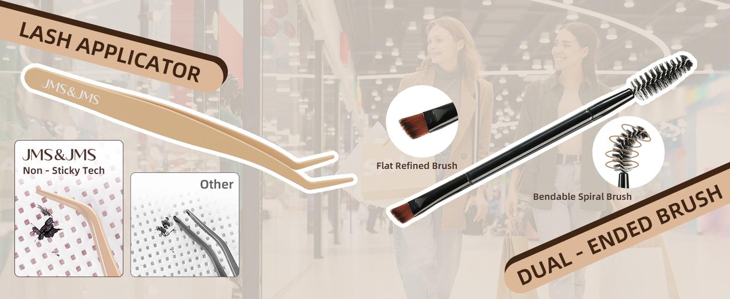 Spiky Manga Lash Kit l JMS&JMS Manga Collection l Fairy,Sidespike,Victory,Coco,Kitty,Princess Kit, DIY Eyelash Extension, Waterproof Week Long Lasting Anime Lash Makeup Cosmetic Valentine Gift