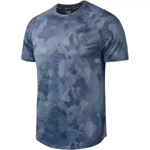 Mens Workout Shirt Short Sleeve Quick Dry Lightweight Athletic Running Gym Performance T-Shirts Moisture Wicking