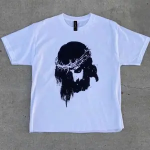 Gildan Men's and Women's T-shirt, Jesus graphic tee, Christian tee, Y2k Unisex Graphic Tees Gothic Grunge Emo Scene Amity Affliction Style Clothes Menswear Womenswear Streetwear