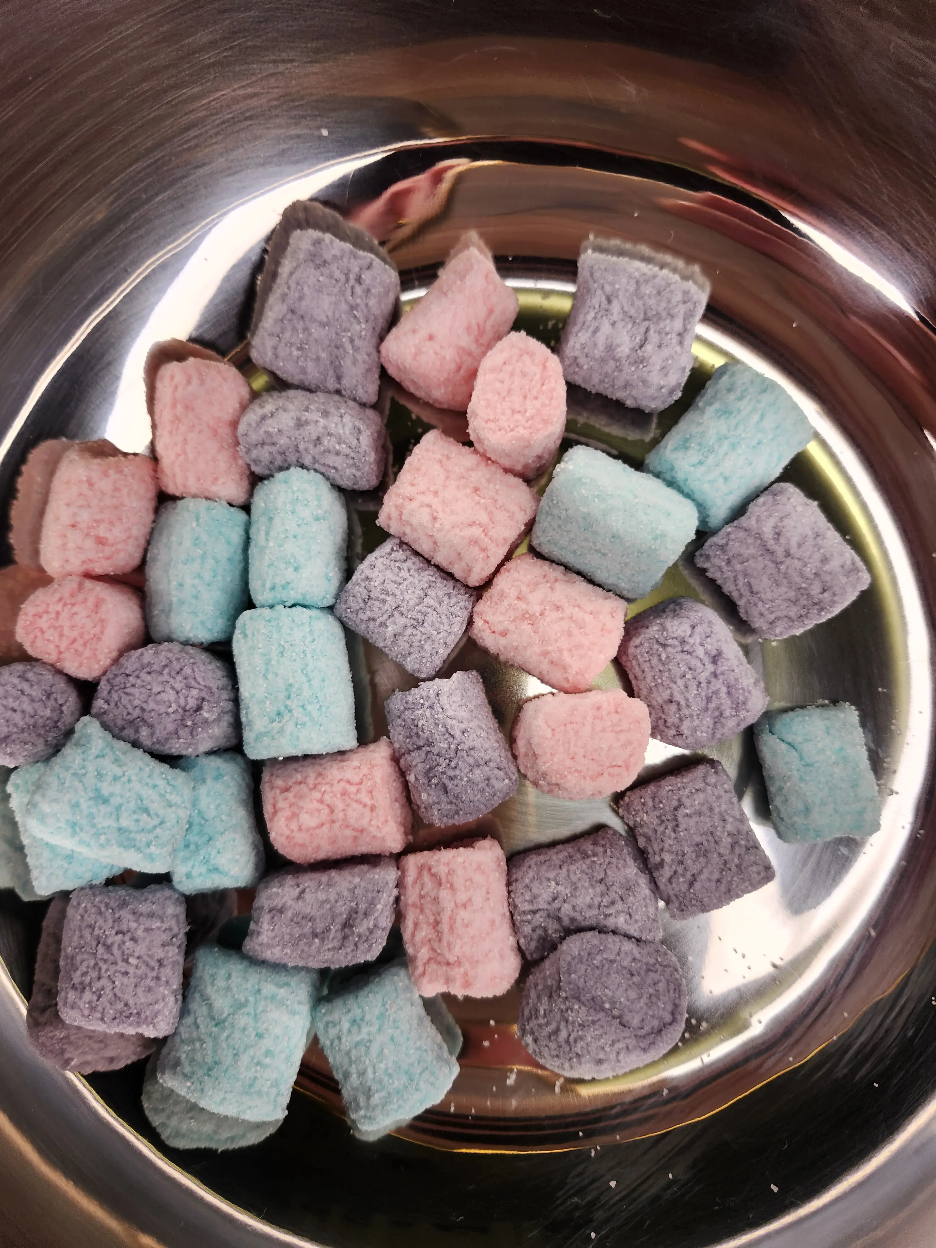 christmas bucket holiday gummys and marshmallows limited time only