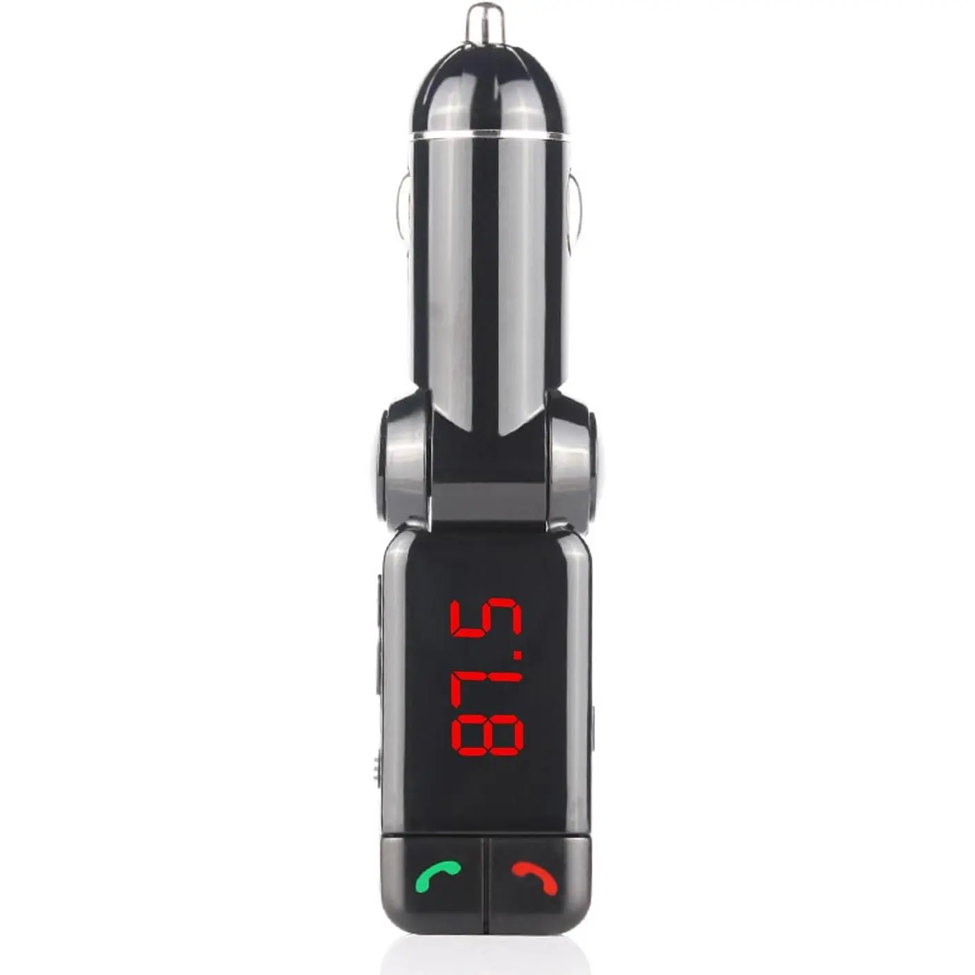Roadtripper 12V Bluetooth FM Transmitter - Aftermarket Car Stereo FM Transmitter, Wireless Car Media Adapter, Plug-and-Play Electronic Accessory for Vehicle, Connects Phone Audio to Radio Speakers, Connects Phone Audio To Car, Truck, Rv Radio Speakers, Af