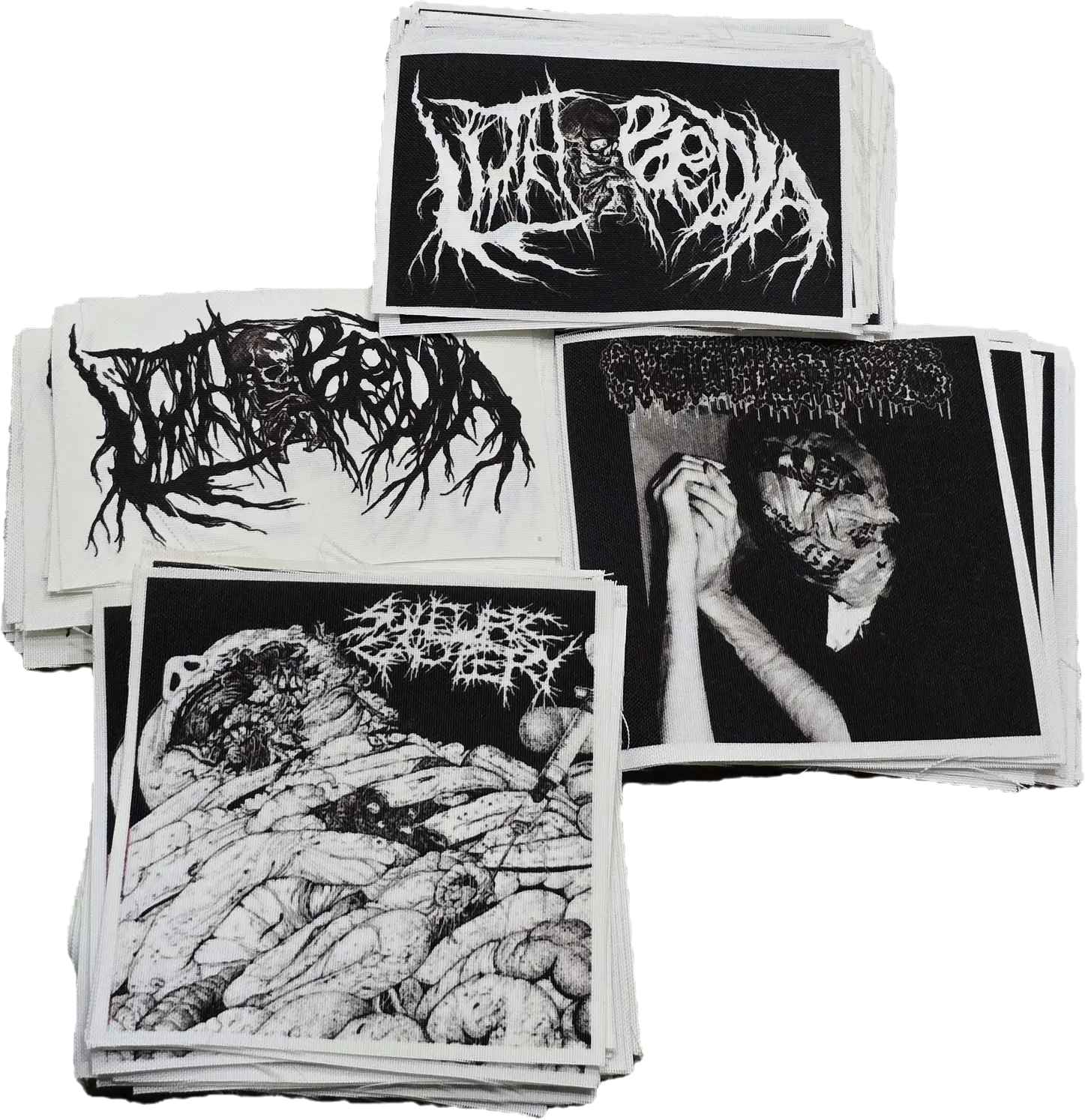 Custom Sew-On Patches | 150 Pack | Up to 5 Designs | Band & Battle Vest Merch
