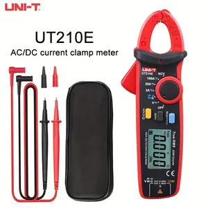 UNI-T UT210e Digital Clamp Meter AC DC Amp Meter Clamp Multimeter True RMS 2000 Counts Voltmeter Continuity Tester Capacitor HVAC Tool Multi Tester