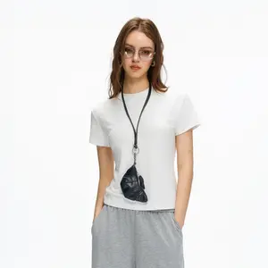 JCCC Womens Basic T Shirts SummeJCCC Womens Basic T Shirts Summer Tops  Crop Short Sleeve Slim Fit Tee, Basic Tee Tops 2026 Casual T-Shirt Going Out Workout Outfits  Tshirt ,Minimalist