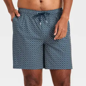 Men's 7'' Swim Trunks with Boxer Brief Liner - Goodfellow & Co