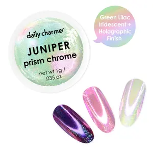 Iridescent Holo Prism Chrome Powder / Juniper