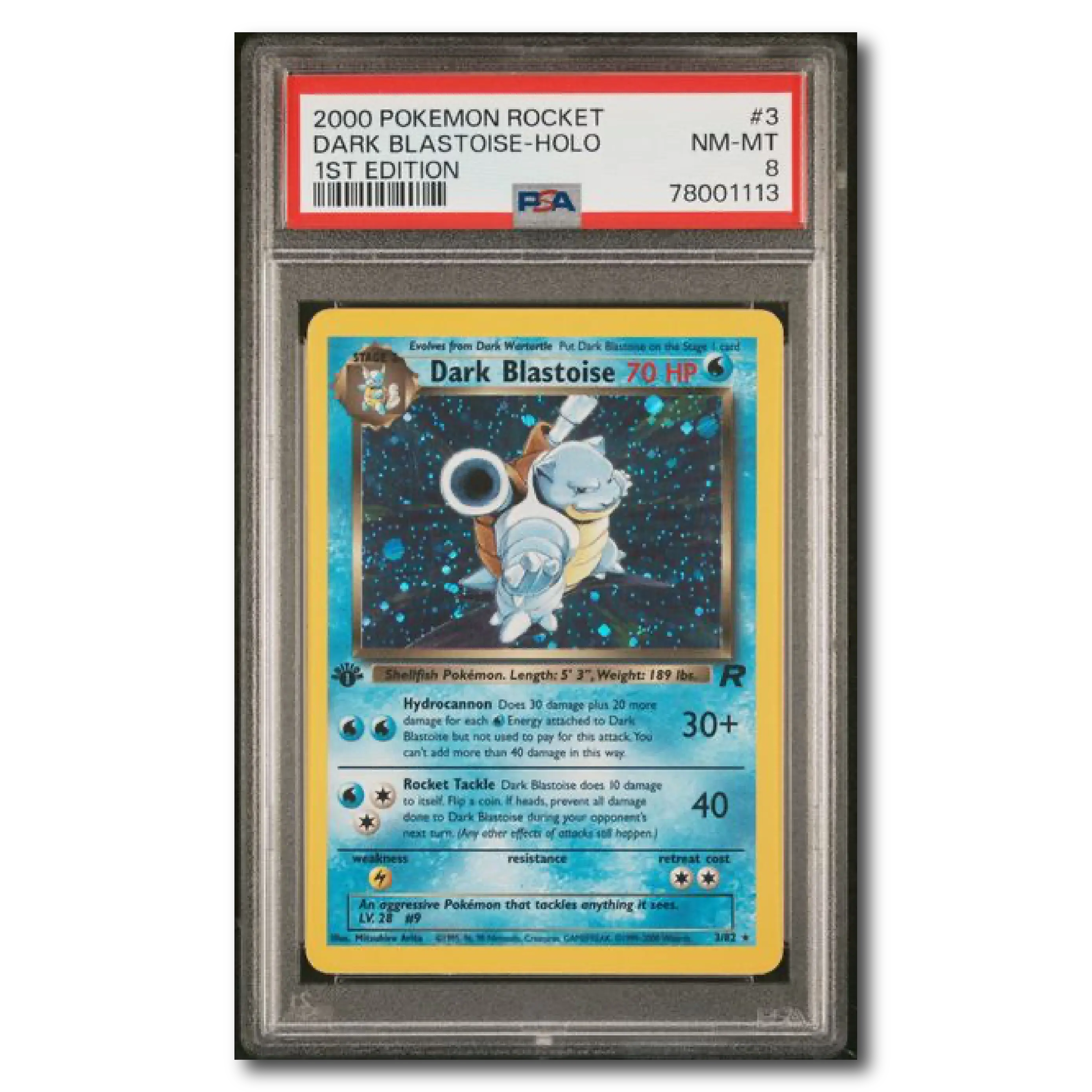 PSA 8 Dark Blastoise 1st Edition Holo Team Rocket - TikTok Shop PSA 8 Dark Blastoise 1st Edition Holo Team Rocket - TikTok Shop