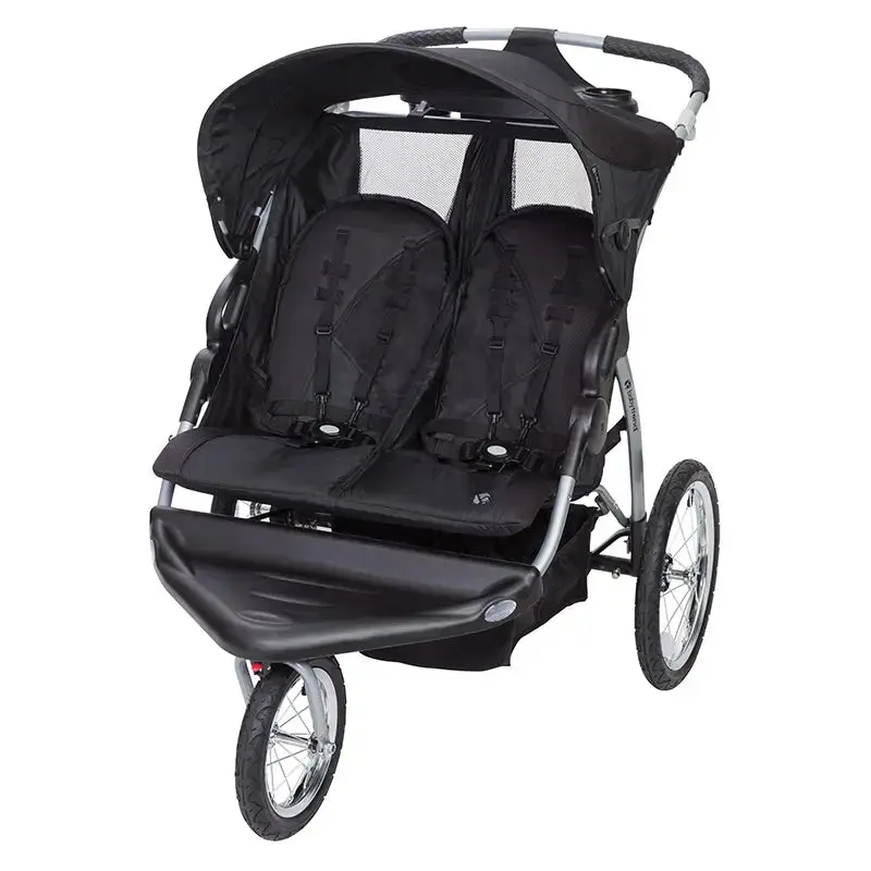 Baby Trend® Expedition® Compact Griffin EX Double Jogger w/ Ratcheting Shade Canopy Baby Trend® Expedition® Compact Griffin EX Double Jogger w/ Ratcheting Shade Canopy