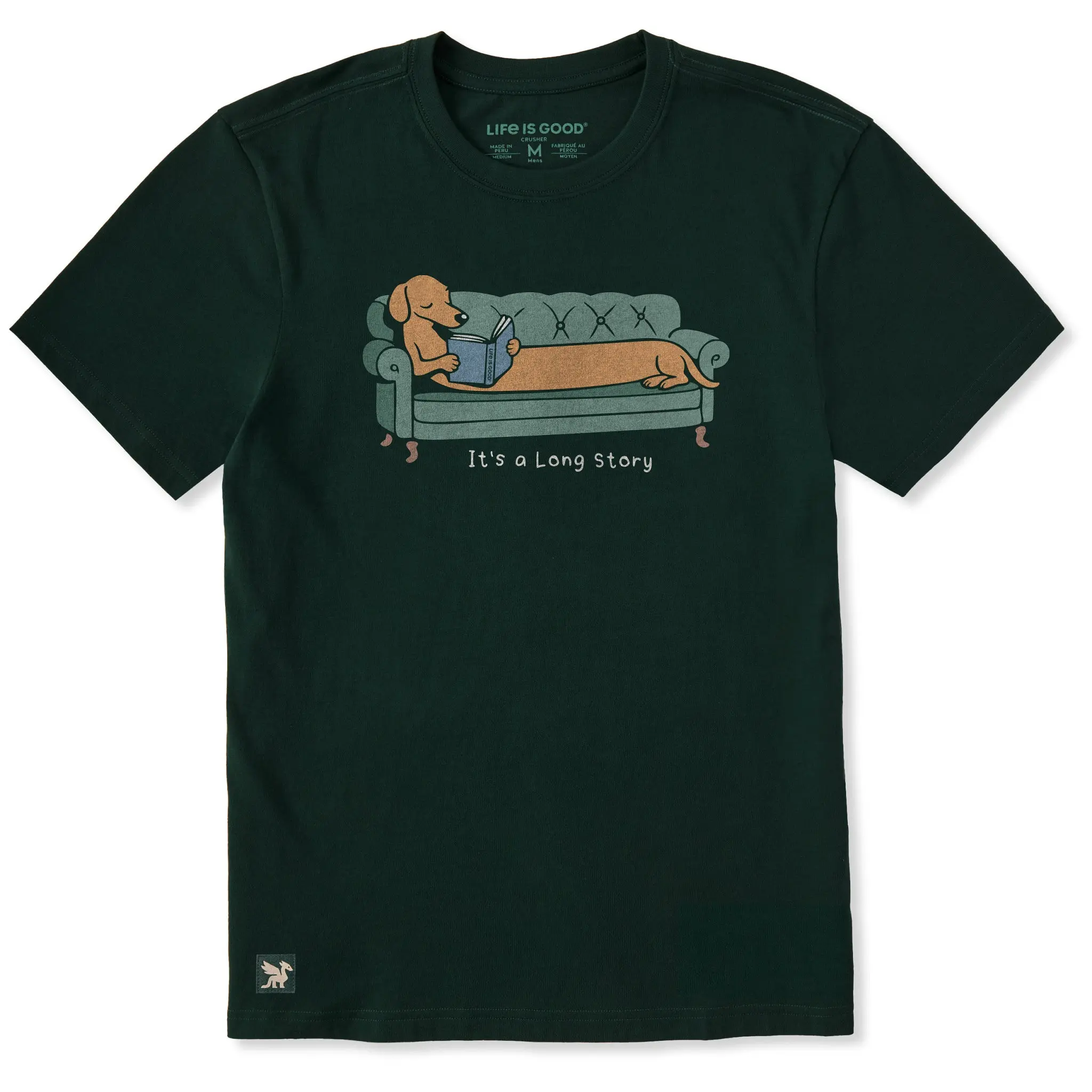 Men's It's a Long Story Short Sleeve Crusher Tee