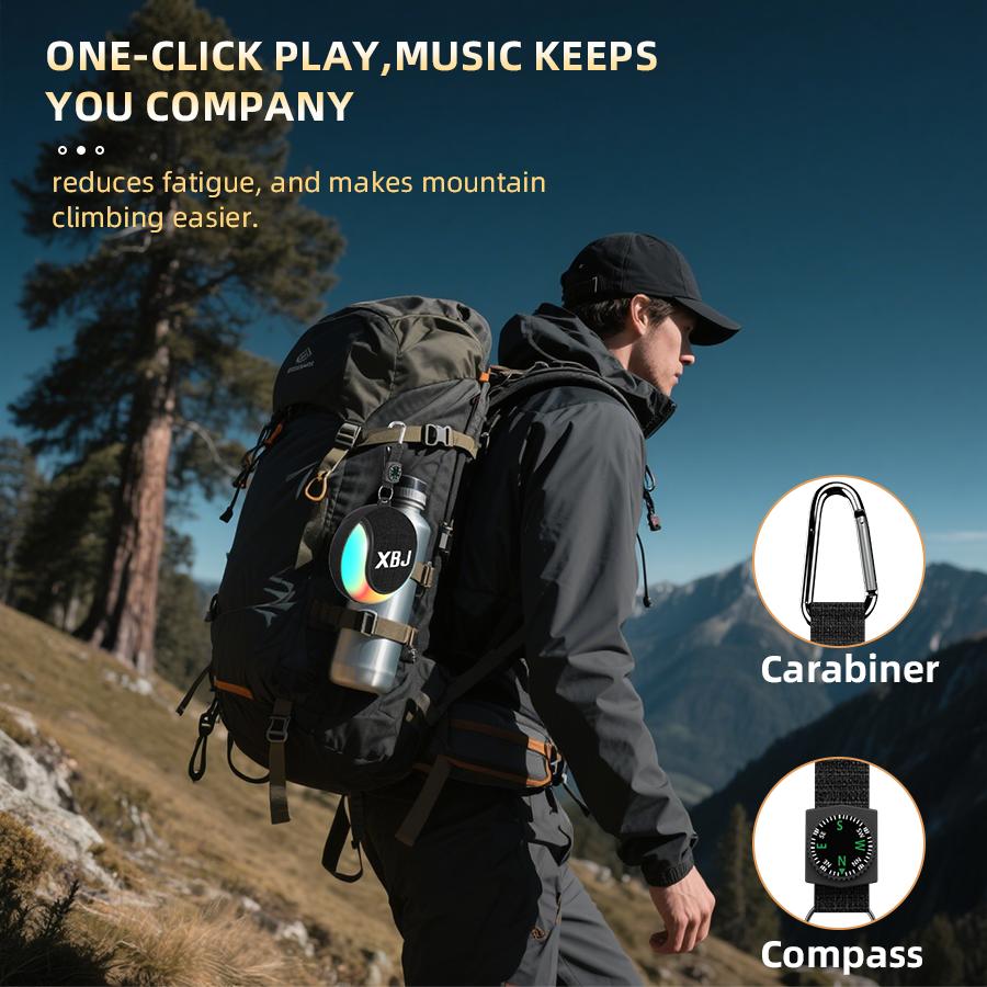 Mini Portable Bluetooth Speakerr with power bank function | Outdoor Glow 3D Stereo Bass | TWS Dual Connect Lighted Speaker | FM/TF Card/USB Support | Phones/TVs Compatible | Hands-Free Wireless Audio Compact Micro Protection Rechargeable Smartphone Black Mini Portable Bluetooth Speakerr with power bank function | Outdoor Glow 3D Stereo Bass | TWS Dual Connect Lighted Speaker | FM/TF Card/USB Support | Phones/TVs Compatible | Hands-Free Wireless Audio Compact Micro Protection Rechargeable Smartphone Black