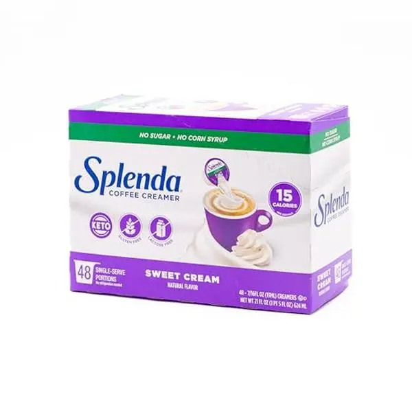 SPLENDA Coffee Creamer Cups, Sugar Free Sweet Cream, 48 Count | Single Serve