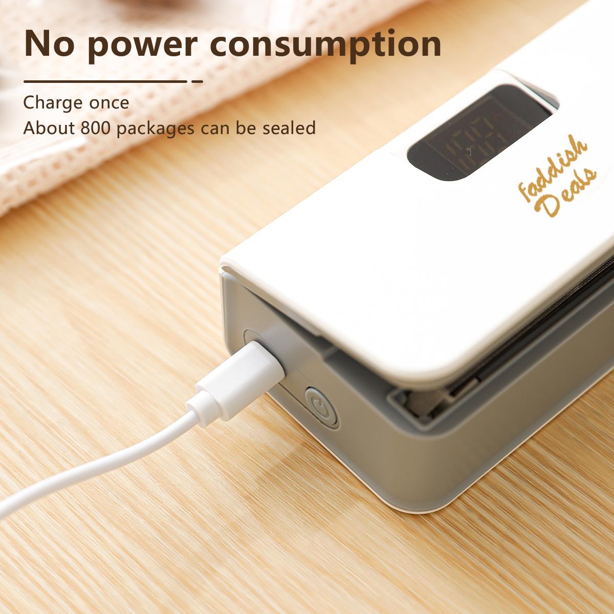 【FaddishDeal】Portable sealing machine, suitable for sealing of snacks, coffee and pet food packaging, bag cutter, rechargeable, compact food storage sealing device. 【FaddishDeal】Portable sealing machine, suitable for sealing of snacks, coffee and pet food packaging, bag cutter, rechargeable, compact food storage sealing device.