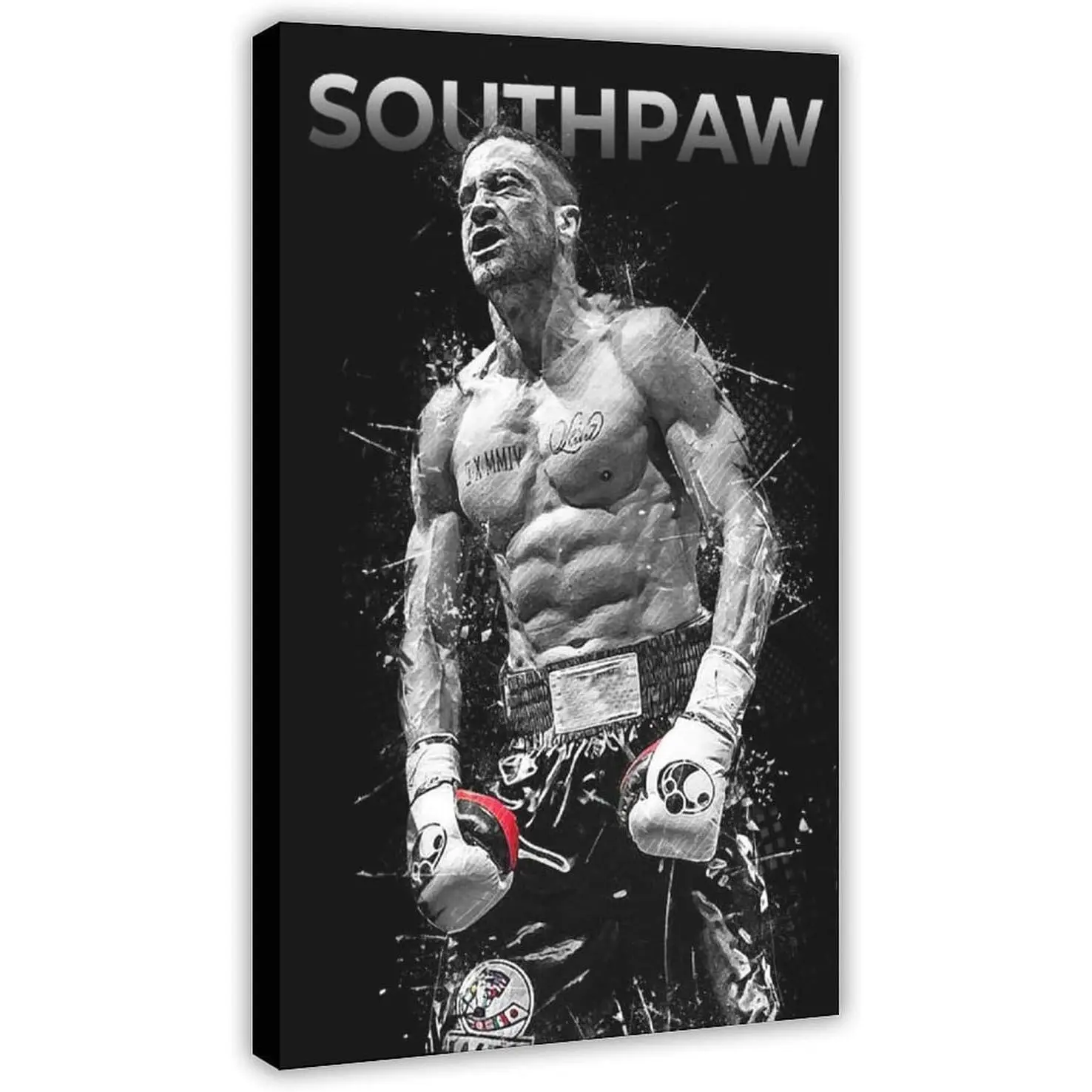 Customizable Sports Southpaw Boxing Canvas Print - Decorative Home Wall Art, Office Decor, Thoughtful Home Supplies Gift