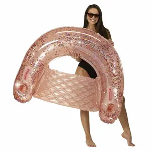 Jumbo Sun Chair with Rose Gold Glitter