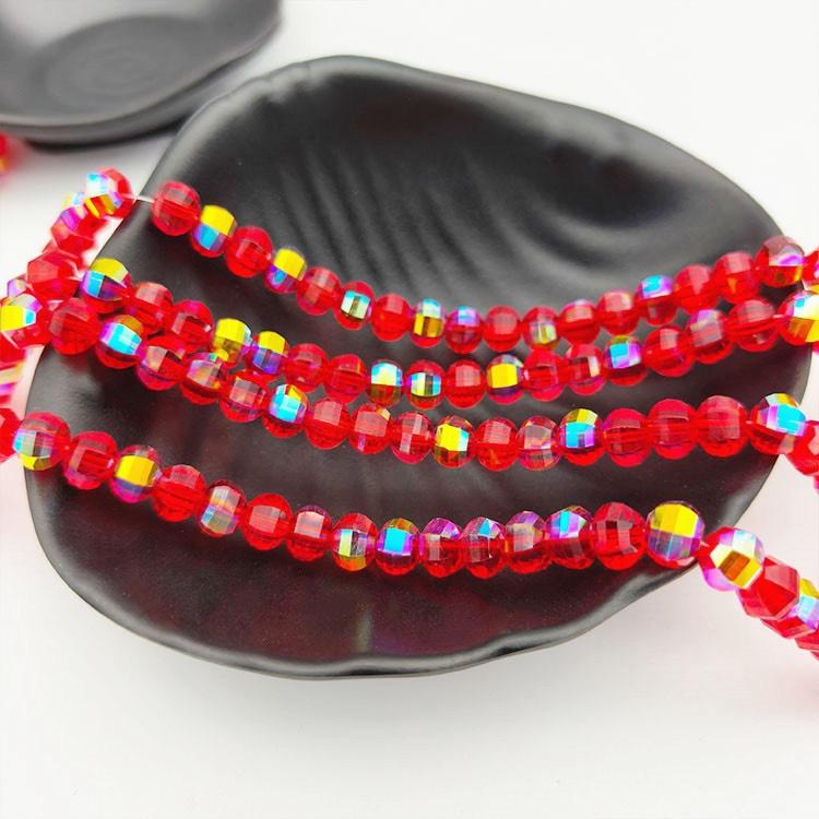 【 C006】 DIY Crystal Beads AB Color Faceted Teardrop & Rondelle Gemstone Loose Beads Bulk for Jewelry Making Necklace Bracelet Earring Kit