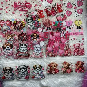 Valentine UV DTF Wraps for Tumblers | Waterproof & Permanent