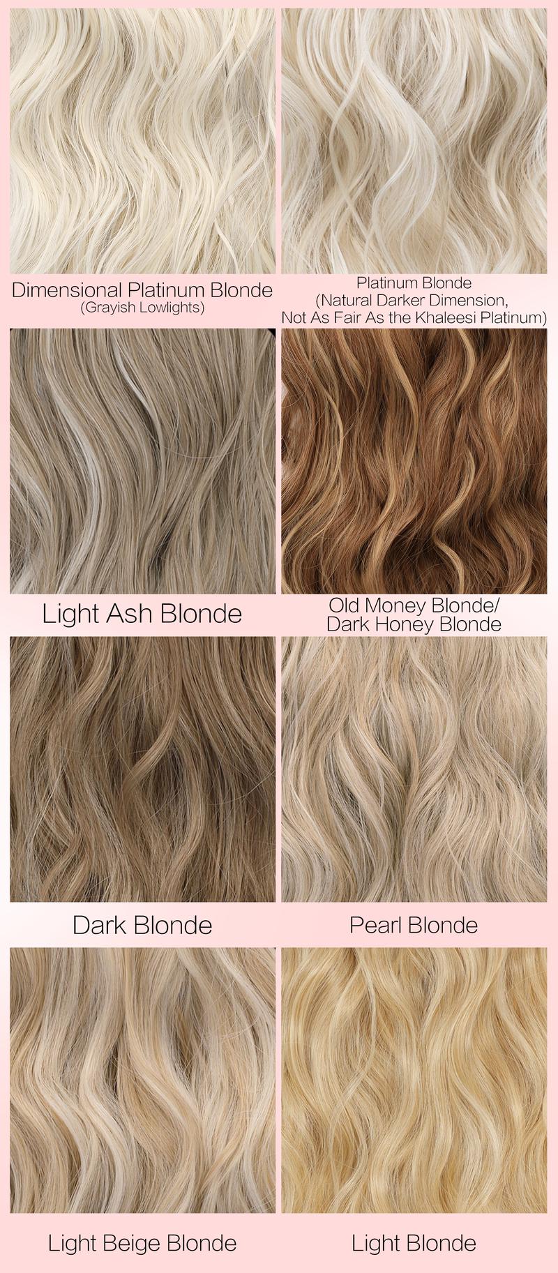 【QBEAUTY 】24 Inches Invisible Clip- in Synthetic Hair Extensions Thick Natural Hairpieces Double Weft 4/3/2 Secure Clips Long Wavy Secret Hairpiece for Women