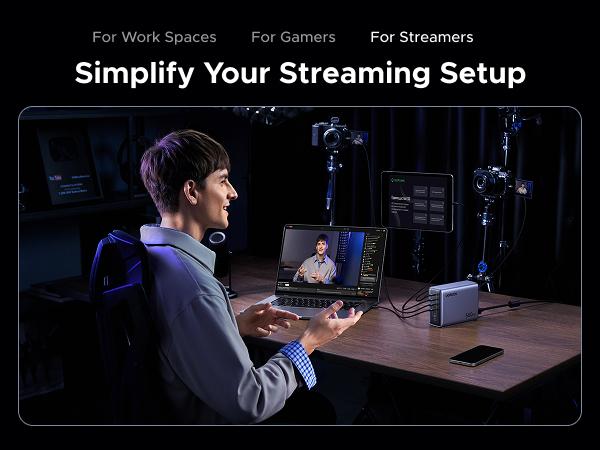 UGREEN Nexode 500W GaN Fast Charging Station - 6 Ports USB-C & USB-A, 240W Single Port, Smart Temperature Control, Space-Saving Design, for Laptops, Phones, and More，TikTokShopBlackFriday ,TikTokShopHolidayHaul