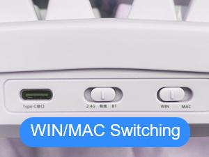 HOT LEOBOG Alice A75 Ergonomic Keyboard, Wireless Mechanical Gaming Keyboard Tri-Mode BT5.0/2.4G/Wired with Joystick and Knob, 75% Layout RGB Backlit Gasket Hot Swappable Linear Switches for Win Mac PC