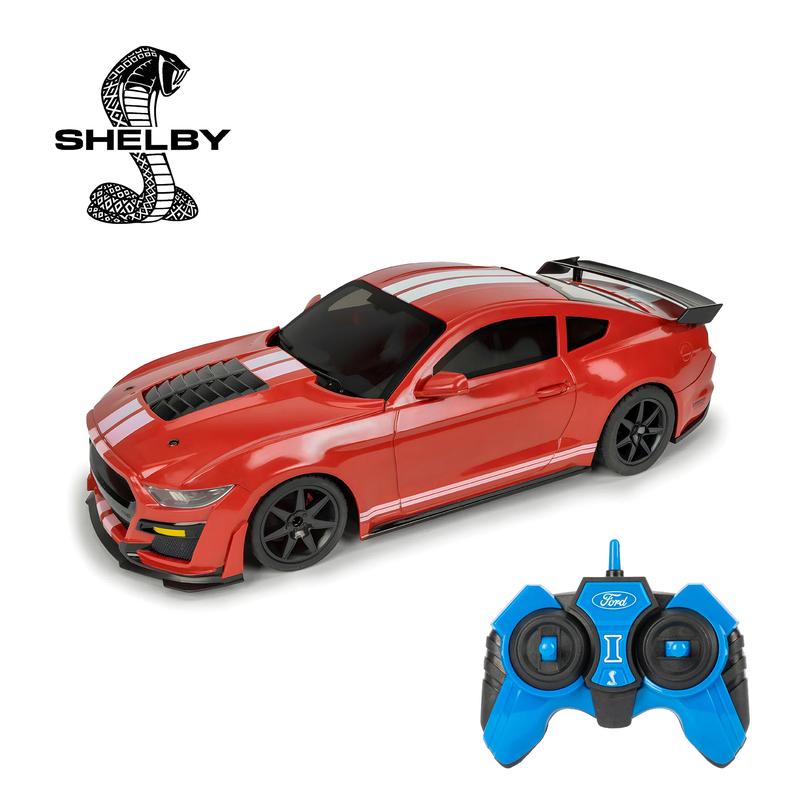 Ford Mustang GT & Ford Mustang Shelby 1:14 Electric RC Car Full Function Radio Control Officially Licensed Muscle Car with Rubber Tires & Durable Body Ready to Run