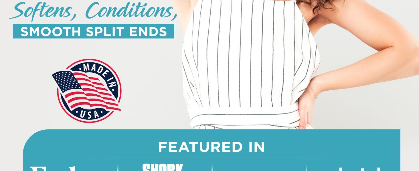 Leave in Conditioner Detangling Spray, Repairs, Softens, Hydrates, UV and Heat Protection Lightweight for All Hair Types